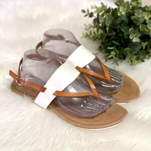 Nicole Phoebe 2-Tone Strappy Sandals 406